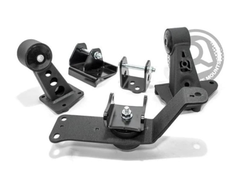 Honda S2000 Engine Mount Kit - Innovative Mounts - 85A Steel - Black - `00-`09
